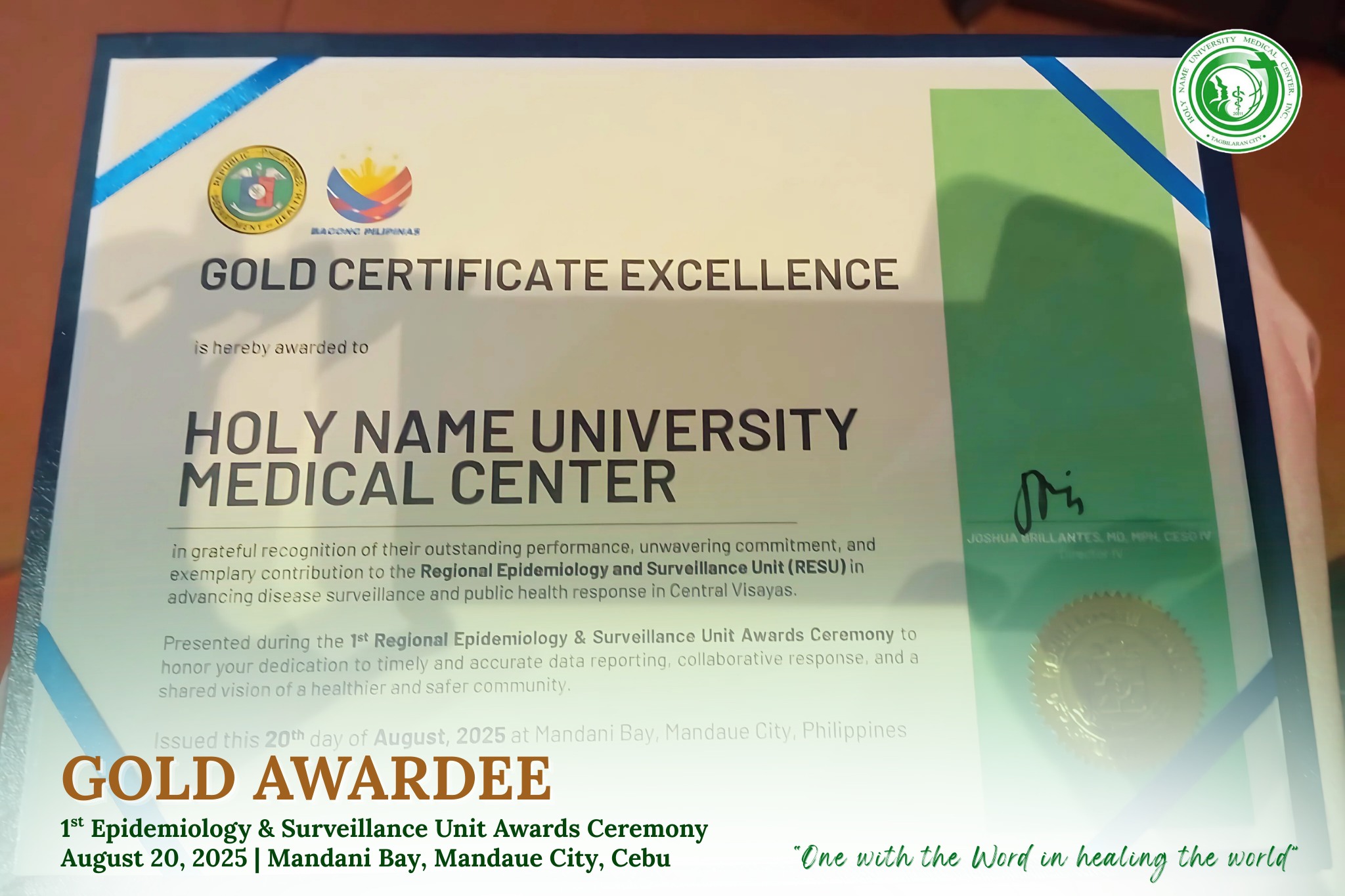 Gold Awardee